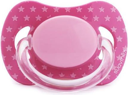 Šidítko fyziologické silikon 0m+ Suavinex Pink 2018 - obrázek 1