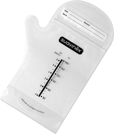 Suavinex Sáčky Pro Skladování Mateřského Mléka 25Kusů - obrázek 2