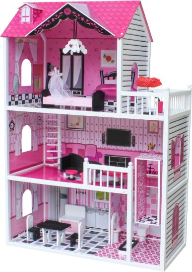 Domeček pro panenky Wooden Toys Roza - obrázek 1