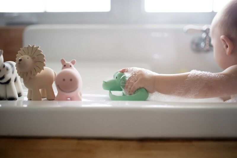 Hračka do vody z přírodního kaučuku Tikiri Menthol Dragon - obrázek 2