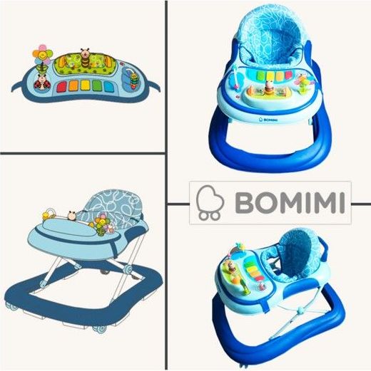 Chodítko Bomimi Tomi Blue Sea 2018 - obrázek 1