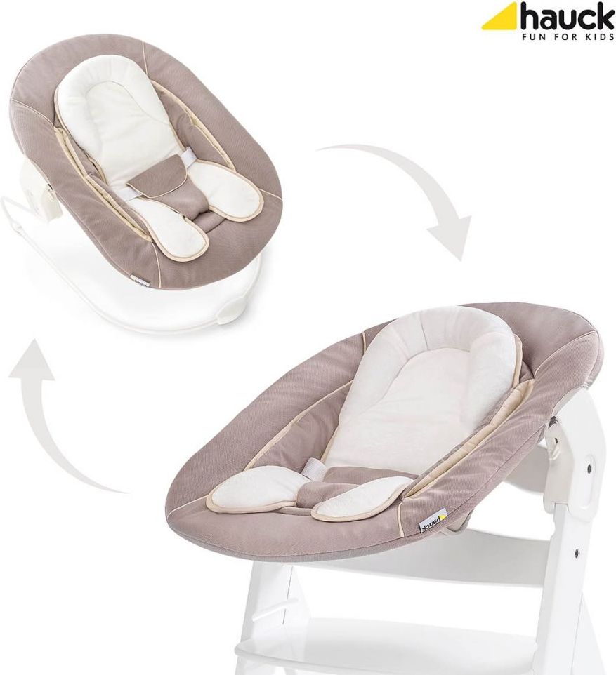 Lehátko Hauck Alpha Bouncer Stretch Beige 2020 - obrázek 1