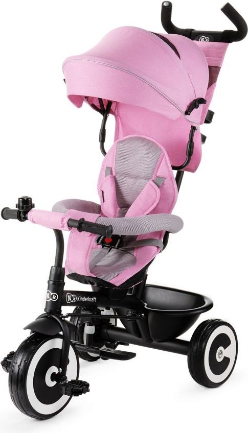 KINDERKRAFT Tříkolka ASTON růžová - obrázek 1