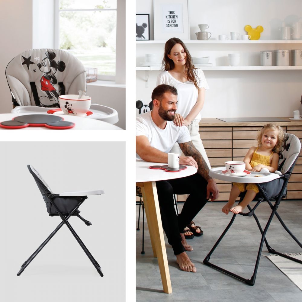 Jídelní židlička Hauck Mac Baby Pooh Grey 2020 - obrázek 1
