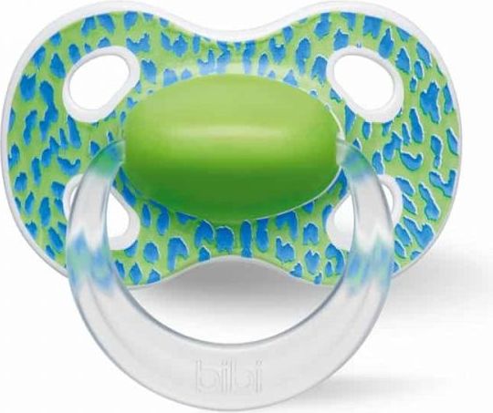 Šidítko anatomické silikonové Bibi Wild Baby Green - obrázek 1