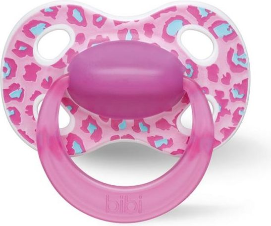 Šidítko anatomické silikonové Bibi Wild Baby Pink 6-16 měsíců - obrázek 1