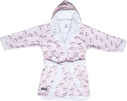 Župánek počesaný bavlněný úplet Luma Racoon Pink 86/92 - obrázek 1