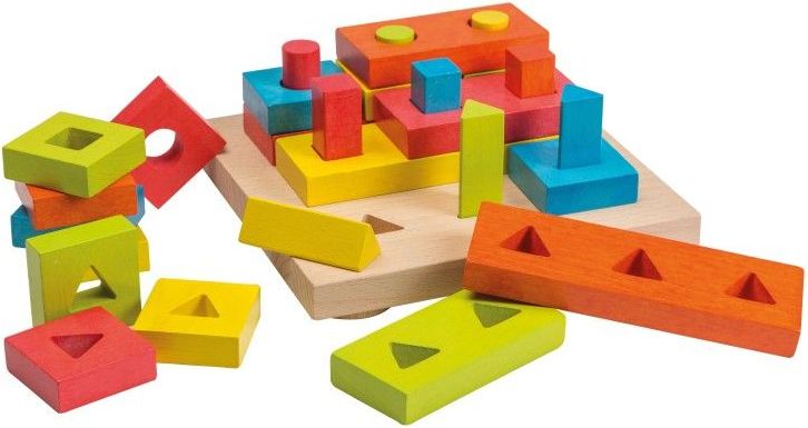 Dřevěná skládačka puzzle 28ks 24m+ Jouéco - obrázek 1
