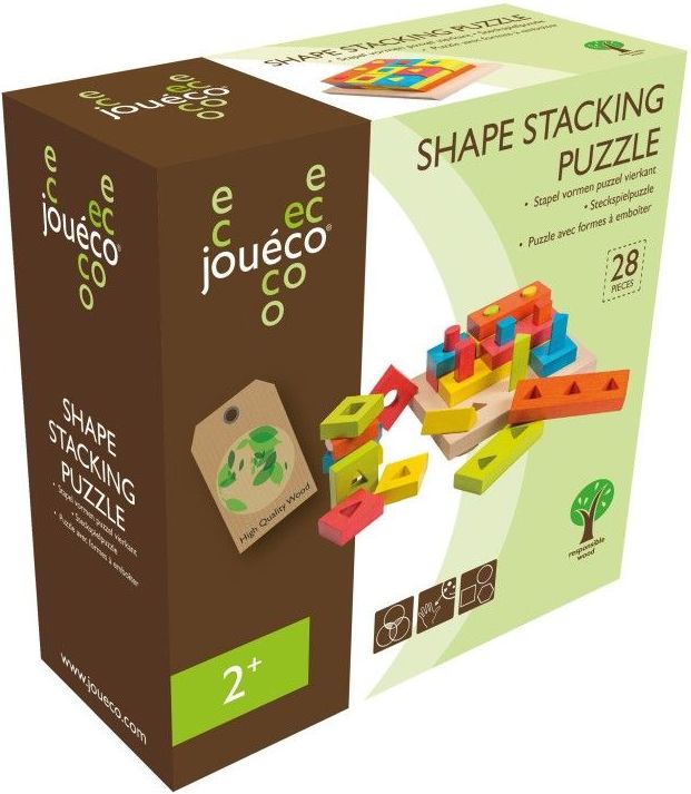 Dřevěná skládačka puzzle 28ks 24m+ Jouéco - obrázek 2