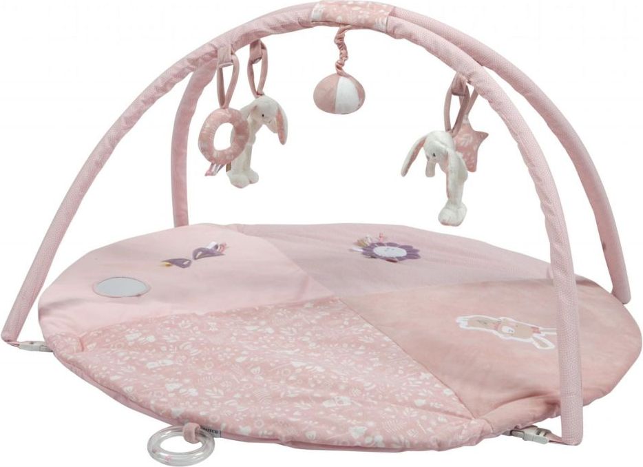 Plyšová hrající deka s hrazdičkou Little Dutch Pink 2019 - obrázek 1