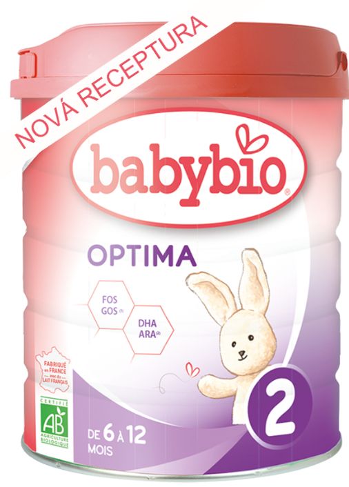 Babybio 6x Kojenecké Bio mléko Optima 2 800 g - obrázek 1