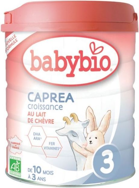 Babybio 6x Kozí kojenecké mléko Caprea 3 800g New - obrázek 1