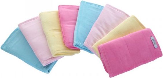 Bizzi Growin Sada 8 sametových vystýlek do postýlky - Rainbow - obrázek 1