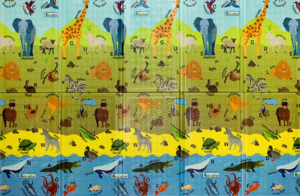 Skládací podložka Casmatino ABC Animals - obrázek 1
