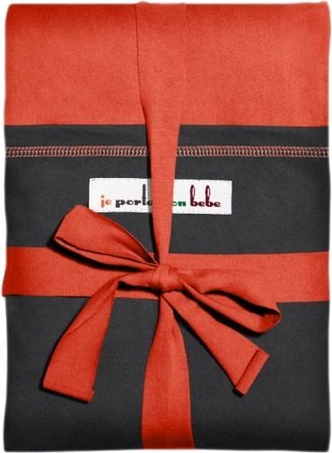 Je Porte Mon Bebe Šátek na nošení dětí Original Red Couture / Charcoal Grey 2019 - obrázek 1