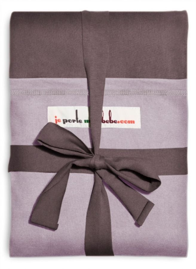 Je Porte Mon Bebe Šátek na nošení dětí Original Glazed Brown / Lavender 2019 - obrázek 1