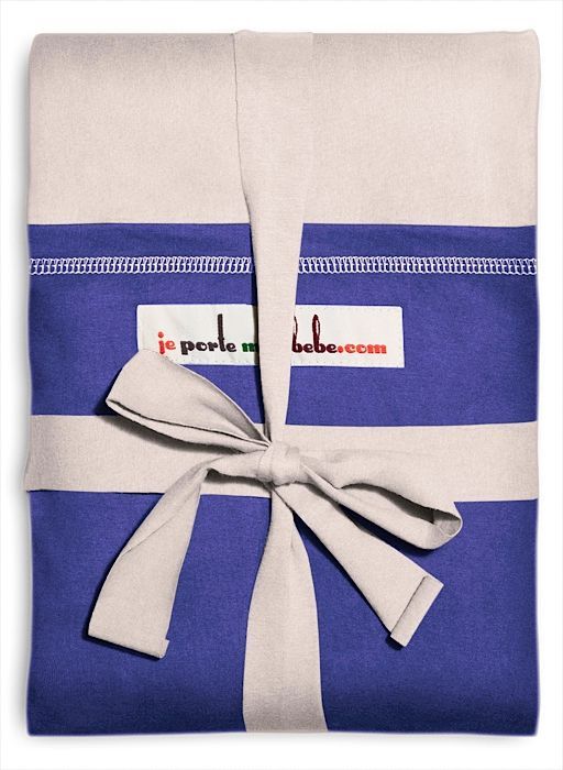 Je Porte Mon Bebe Šátek na nošení dětí Original Cream / Iris 2019 - obrázek 1