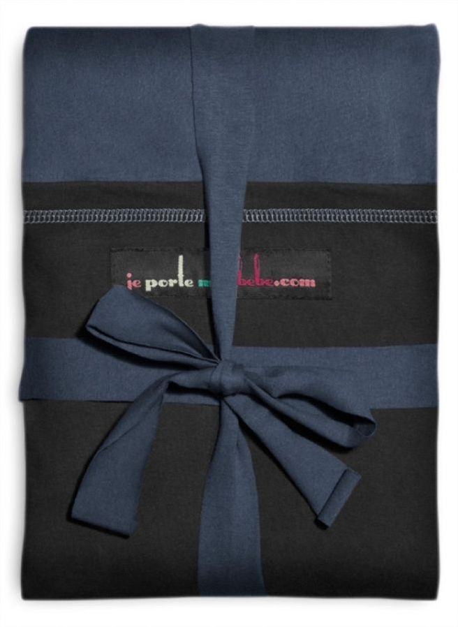 Je Porte Mon Bebe Šátek na nošení dětí Original Midnight Blue / Black 2019 - obrázek 1