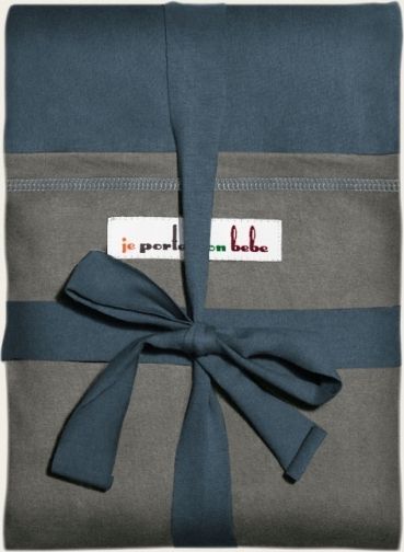 Šátek na nošení dětí Je Porte Mon Bebe Original Dark Brown / Fuchsia 2019 - obrázek 1