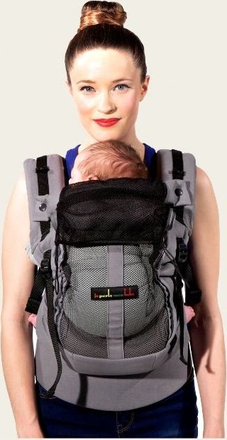 Je Porte Mon Bebe Doplňkové příslušenství k nosiči Physio Carrier Booster Black 2019 - obrázek 2
