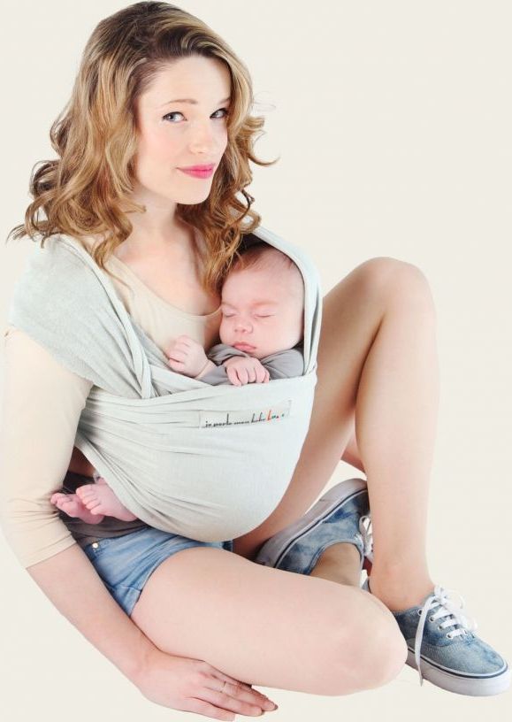 Je Porte Mon Bebe Šátek na nošení dětí Basic Pearl 2019 - obrázek 1