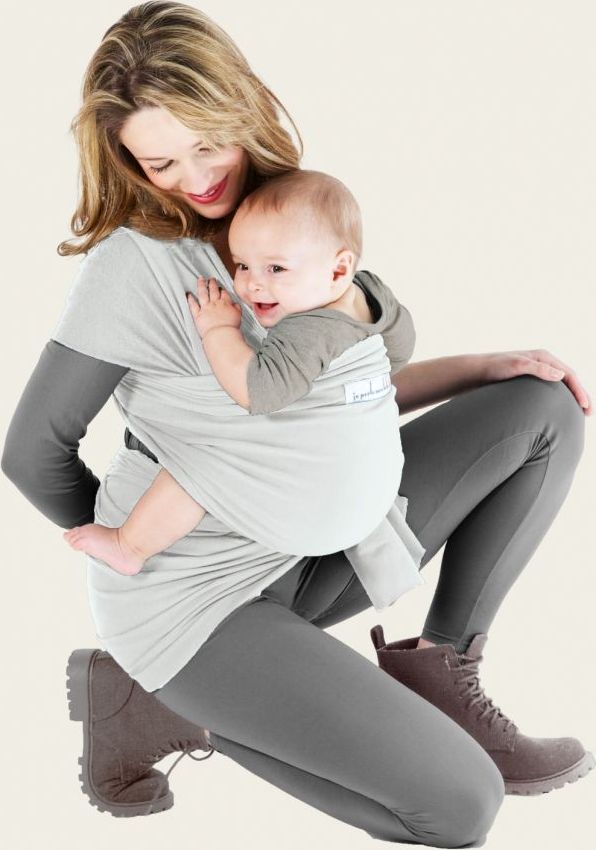 Je Porte Mon Bebe Šátek na nošení dětí Basic Misty Green 2019 - obrázek 2