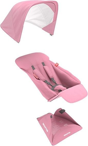 Greentom Látkový set pro otočnou sedačku Reversible Pink 2019 - obrázek 1