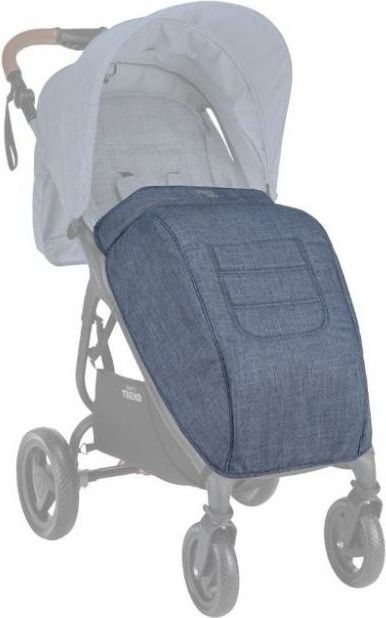 Nánožník Valco Baby ke kočárku Valco Snap Trend Tailor Made Denim 2019 - obrázek 1