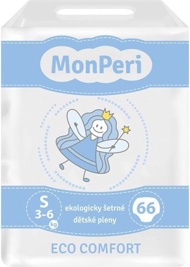 MonPeri ECO comfort S 3-6 kg 66 ks - obrázek 1