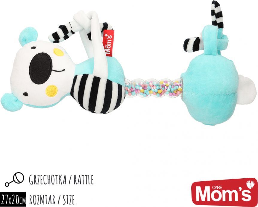 Mom´s Care Chrastítko na kočárek Mom´s Tyrkysová 2018 - obrázek 1
