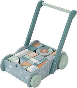 Vozíček s kostkami Little Dutch Blue 2019 - obrázek 1