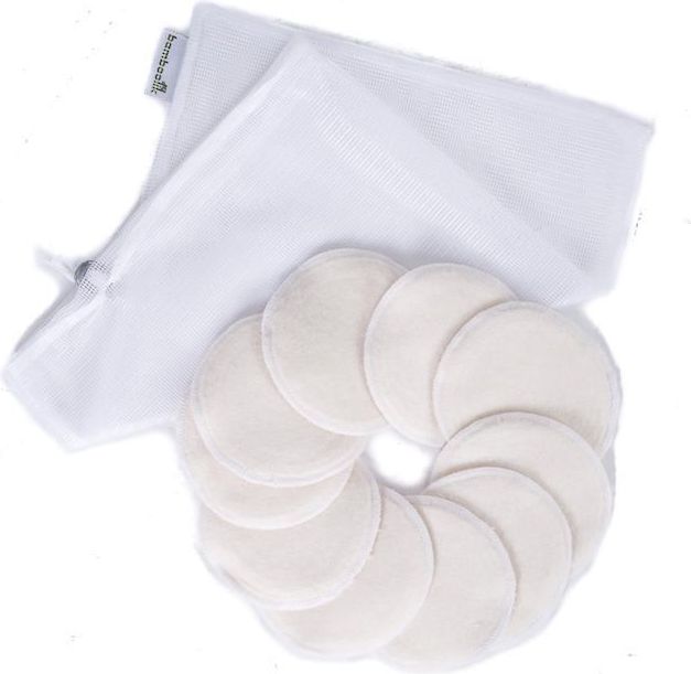 Pratelné odličovací tamponky z biobavlny+ pytlík na praní malý Bamboolik - obrázek 1