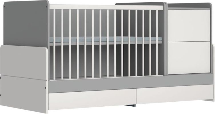 Kombi dětská postýlka 120x70 cm Faktum Alda Grey - obrázek 1