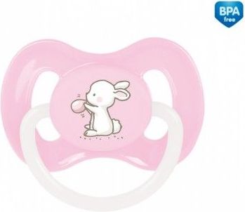 Silikonové symetrické šidítko Canpol Little Cutie Pink - obrázek 1