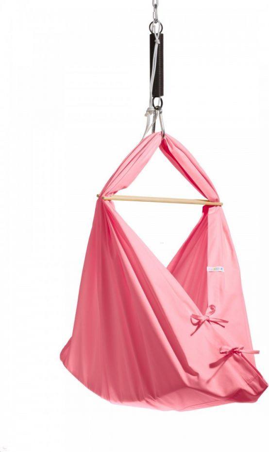 Závěsná kolébka Hojdavak Baby Růžová 2019 - obrázek 1