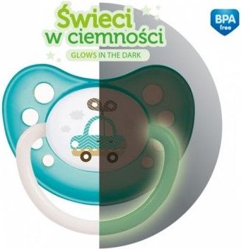 Kaučukové anatomické šidítko Canpol Koníček 0-6 měsíců - obrázek 2