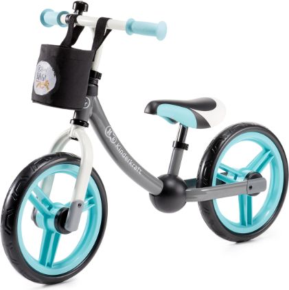 Odrážedlo s příslušenstvím Kinderkraft 2Way Turquoise 2019 - obrázek 1