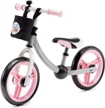 Odrážedlo s příslušenstvím Kinderkraft 2Way Light Pink 2019 - obrázek 1