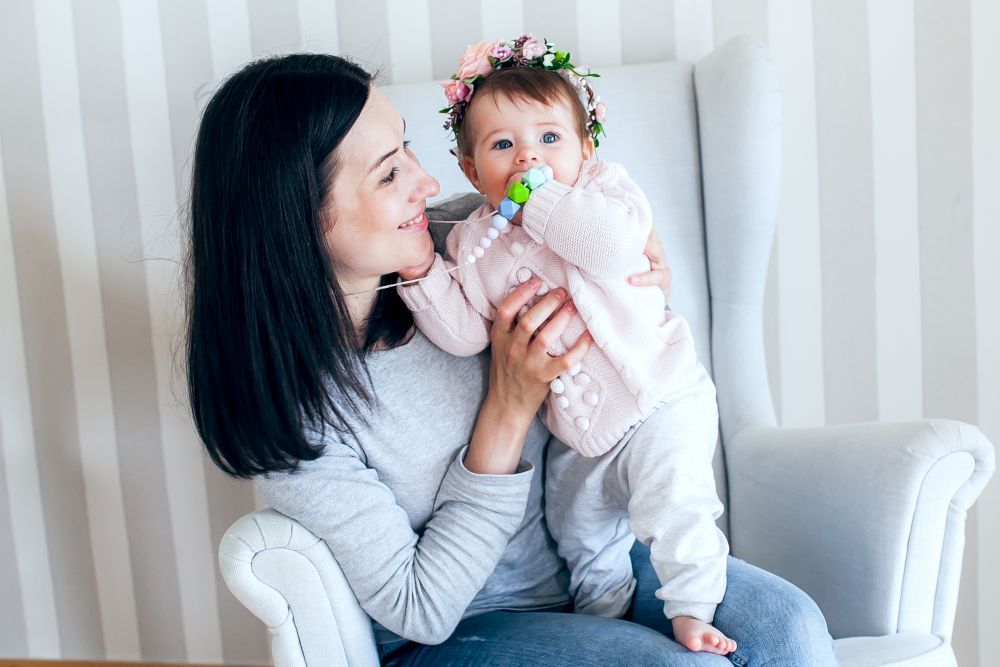 Silikonové kojící korále Mimijo Tiffany - obrázek 2