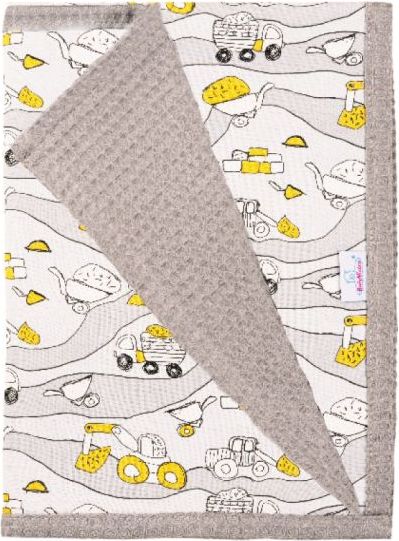 Dětská deka 75x100 cm Baby Matex Prestige Bagry 03 - obrázek 1
