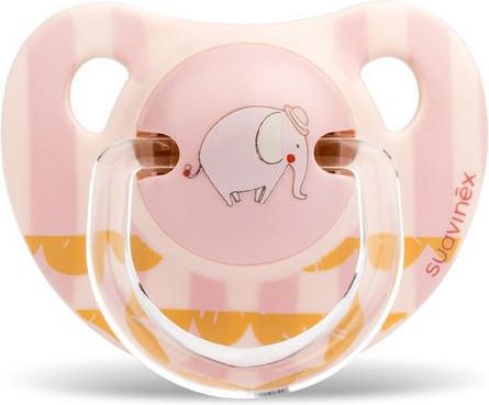 Anatomické šidítko 0-6m silikon Suavinex RŮŽOVÝ CIRKUS - obrázek 1