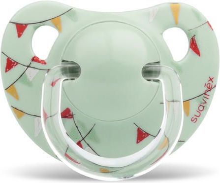 Anatomické šidítko 0-6m silikon Suavinex ZELENÝ CIRKUS - obrázek 1