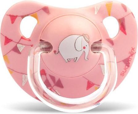 Anatomické šidítko 6m+ silikon Suavinex RŮŽOVÝ CIRKUS - obrázek 1