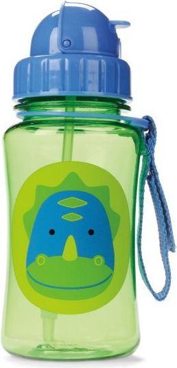 Lahvička s brčkem 350 ml 12m+ Skip Hop Zoo - obrázek 1
