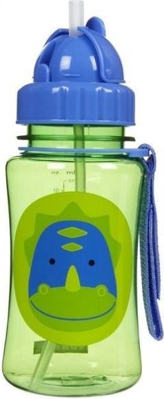 Lahvička s brčkem 350 ml 12m+ Skip Hop Zoo - obrázek 2