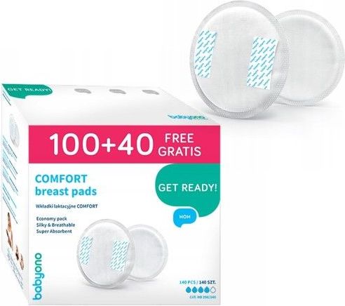 BabyOno Vložky do podprsenky Comfort 100+40 ks - obrázek 1