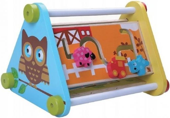 Eco Toys Dřevěná edukační hračka EcoToys Sovička - obrázek 1