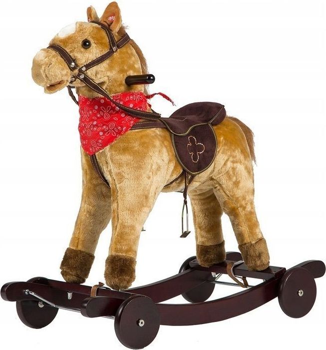Eco Toys Houpací kůň s pojezdem EcoToys - obrázek 1