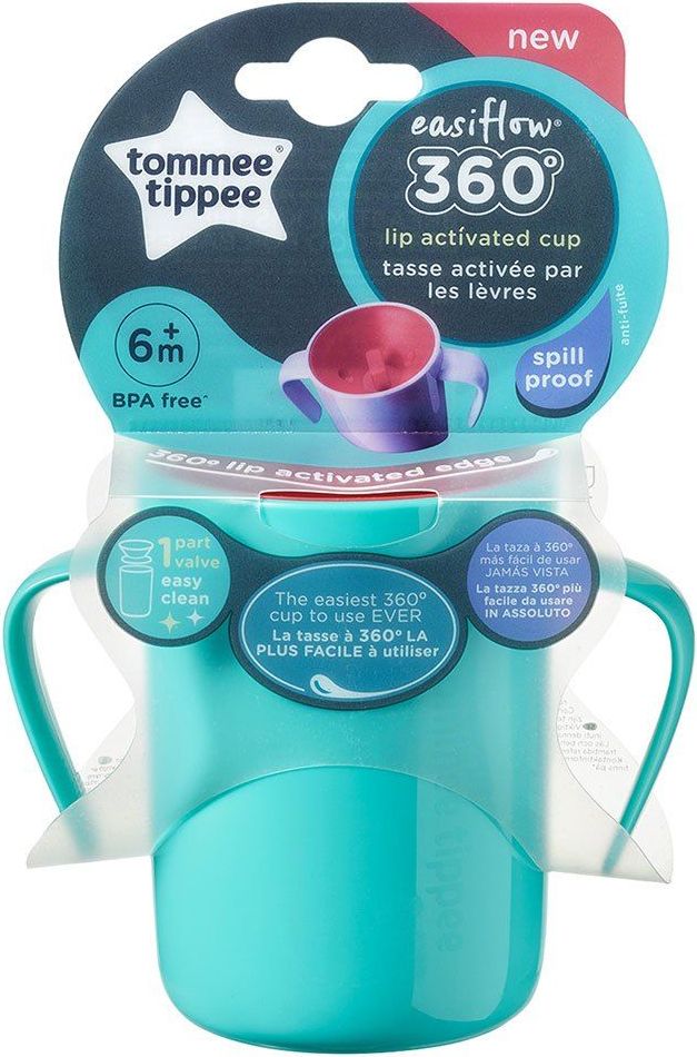 Hrníček 360° s ventilem 200ml Tommee Tippee Easifliow - obrázek 1