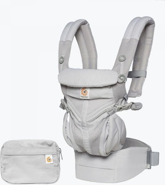 ERGOBABY Dětské nosítko Omni 360 Cool Air Mesh – Pearl Grey New - obrázek 1